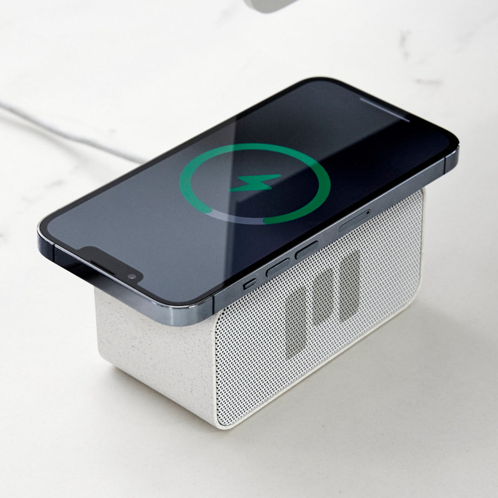 WIRELESS SPEAKER AND WIRELESS CHARGER IN ONE