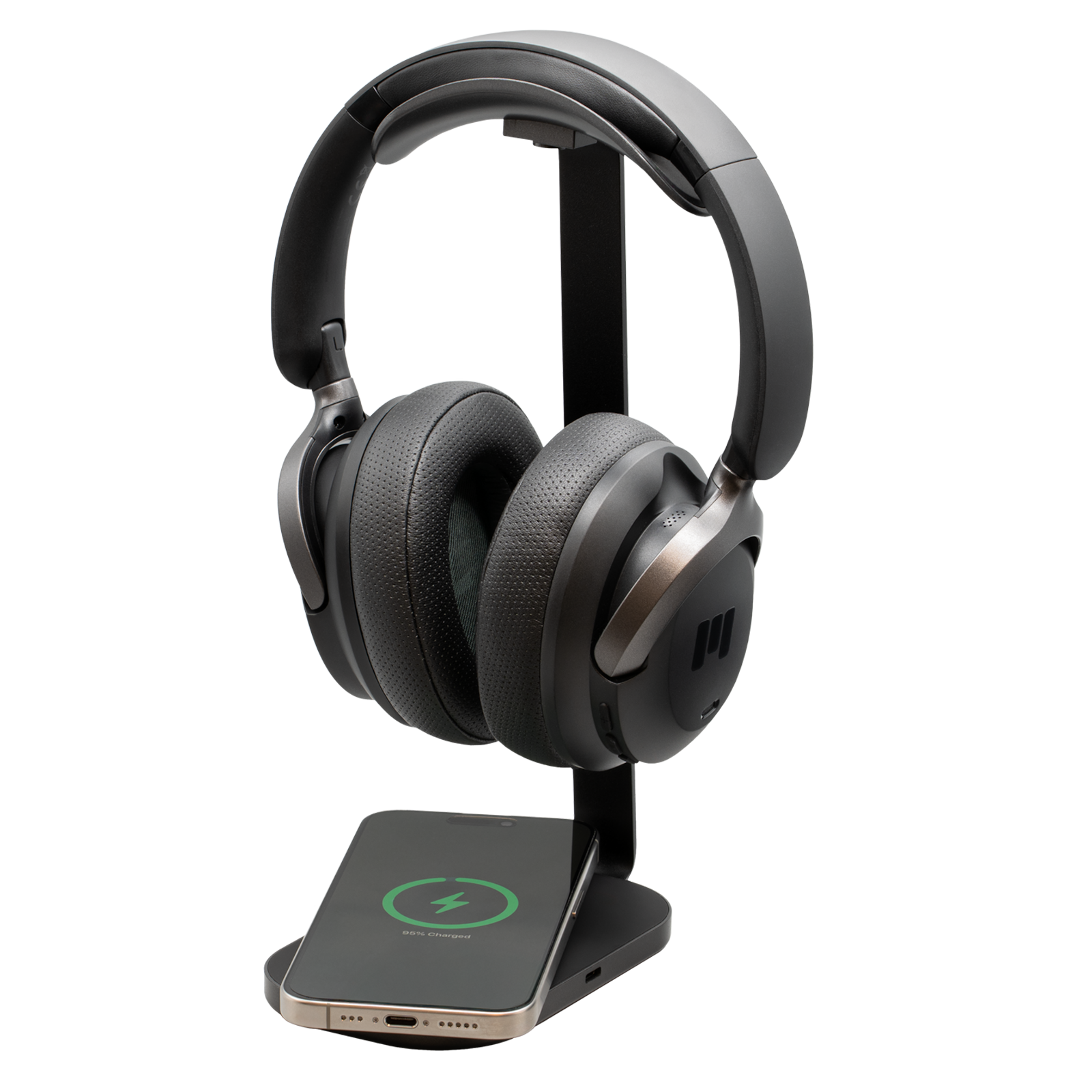 CHARGE DE:LUXE 50 - Headphone Stand with Wireless Charger