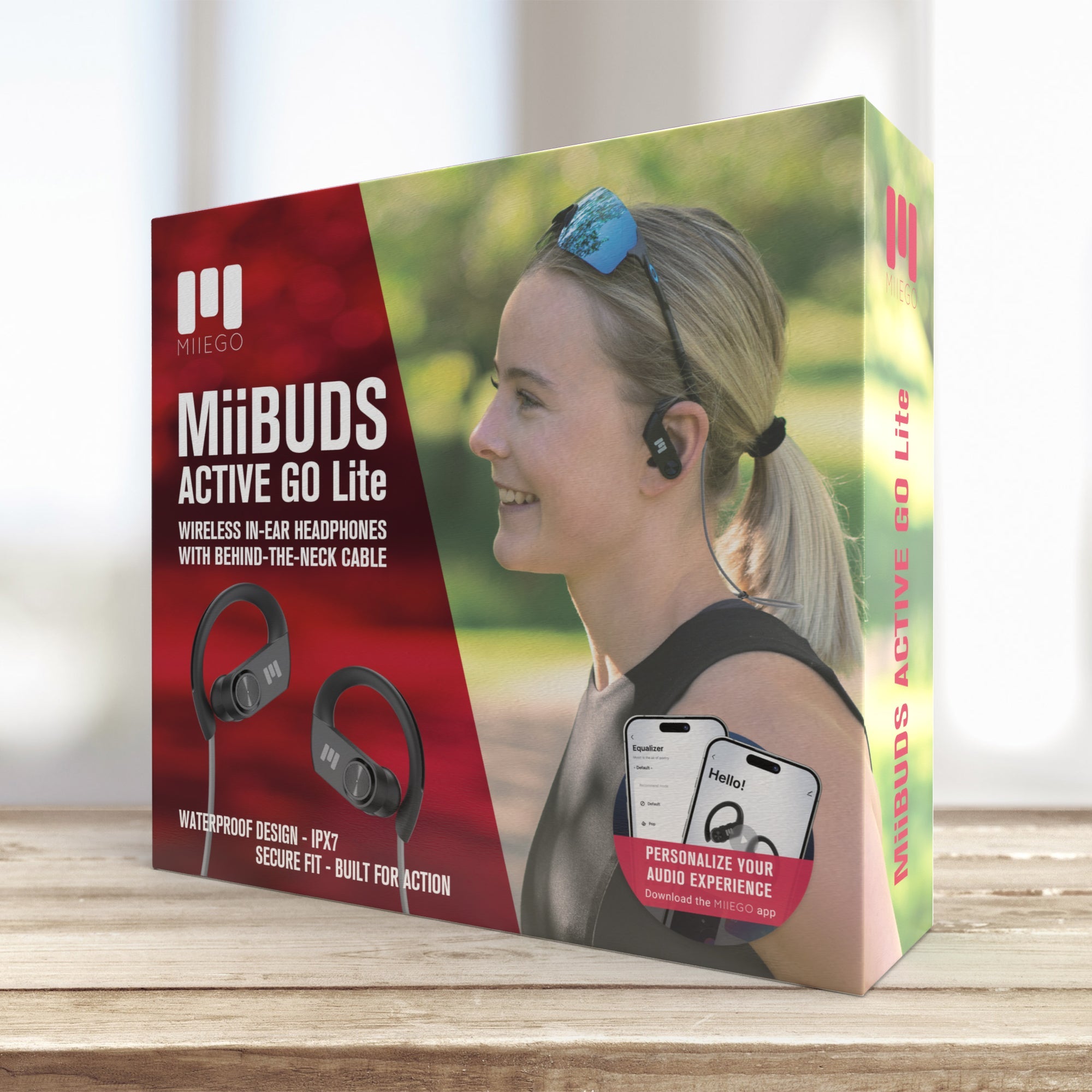 Paket: MiiBUDS ACTIVE GO LITE + Fodral