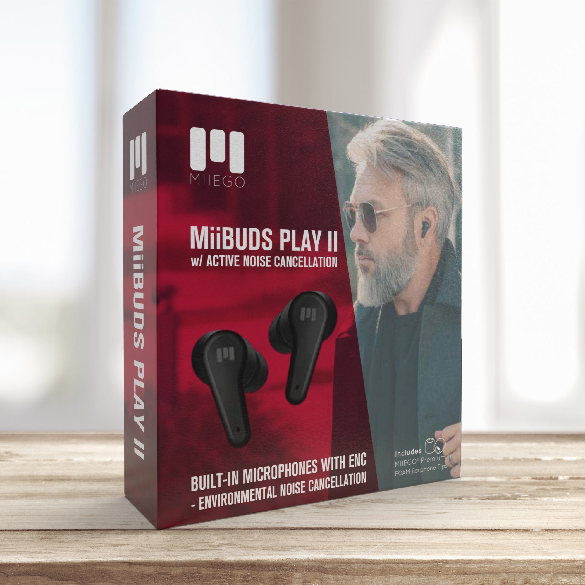MiiBUDS PLAY II + Trådløs Oplader