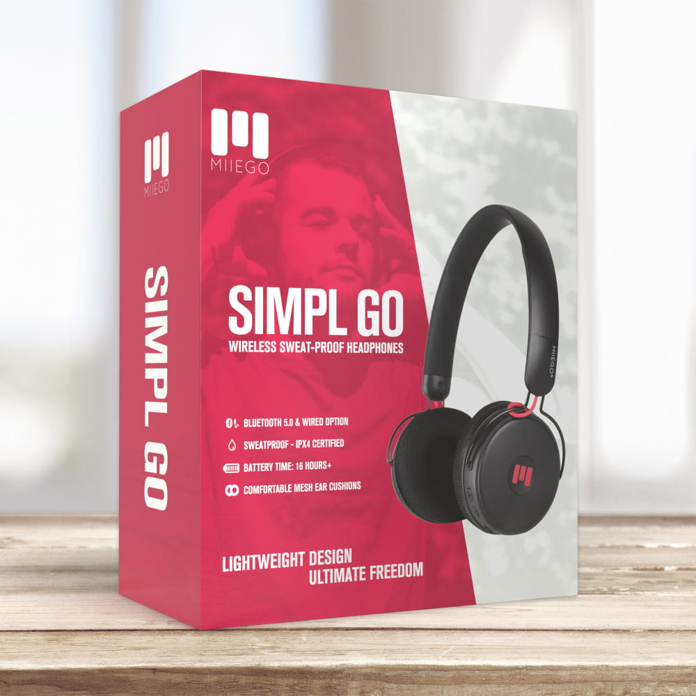 SIMPL GO Wireless On Ear Headphones MIIEGO MIIEGO Active